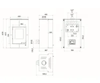 HS Flamingo Krbová kamna AQUAFLAM VARIO ® SAPORO 11/5kW červená (21)