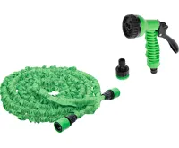 BGS Zahradní smršťovací hadice s ruční sprchou se 7 funkcemi ,  7,5 - 22m (2)