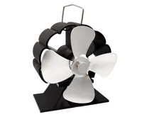 HS Flamingo Ventilátor na kamna FLAMINGO čtyřlopatkový MINI, stříbrný HS Flamingo Ventilátor na kamna FLAMINGO čtyřlopatkový MINI, stříbrný