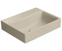 GSI NUBES keramické umývátko 40x32cm, bez otvoru, creta mat GSI NUBES keramické umývátko 40x32cm, bez otvoru, creta mat