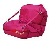 Sedací pytel 189x140 comfort s popruhy pink