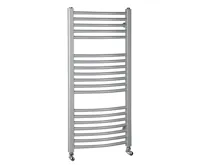 AQUALINE ORBIT otopné těleso s bočním připojením 450x986 mm, stříbrná strukturální AQUALINE ORBIT otopné těleso s bočním připojením 450x986 mm, stříbrná strukturální