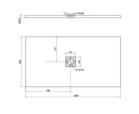 POLYSAN FLEXIA vanička z litého mramoru s možností úpravy rozměru, 150x80cm (5)