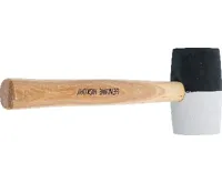 BGS Palička gumová, kombinovaná guma černo bílá (3)