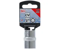 BGS Hlavice nástrčná 1/2" 18.0 mm, Pro-Torque/Flank Drive (2)