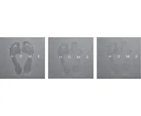 HomeLife Koupelnová absorpční předložka 50 x 80 cm ovál, šedá (2)