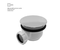 PROFI-RICH Vanička čtvrtkruh - akrylátová, 80x80x14 cm (4)