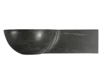 SAPHO BLOK kamenné umývátko 40x23cm, antracit (3)