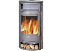 ABX Polar  6 Krbová kamna - šedý/černý plech žula paradiso (vč.HD) | AKCE Zdravá láhev 0,7l