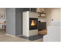 HS Flamingo Krbová kamna AQUAFLAM ® 25 s výměníkem - krémová, základní regulace (12)