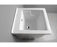 AQUALINE Keramická výlevka, 45x50cm, s přepadem (4)