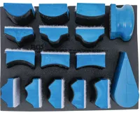 BGS Sada brusných bloků se suchým zipem | 16dílná - BGS 74365 (6)