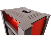 HS Flamingo Krbová kamna AQUAFLAM VARIO ® LEND 11/7kW červená (24)