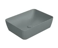 GSI SAND/NUBES keramické umyvadlo na desku 50x38cm, agave mat