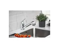 BRUCKNER HOFFER stojánková dřezová baterie s výsuvnou sprškou, chrom (1)