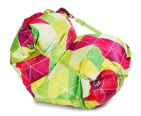 Designový sedací vak 189x140 triangle s popruhy (3)