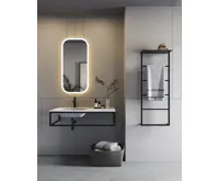 SAPHO MANOR zrcadlo s LED osvětlením 50x100cm (3)