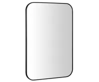 SAPHO AROWANA zrcadlo v rámu 60x80cm, černá mat