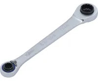 BGS Ráčnový očkový klíč "4 v 1", 10 x 12, 14 x 17 mm BGS Ráčnový očkový klíč "4 v 1", 10 x 12, 14 x 17 mm