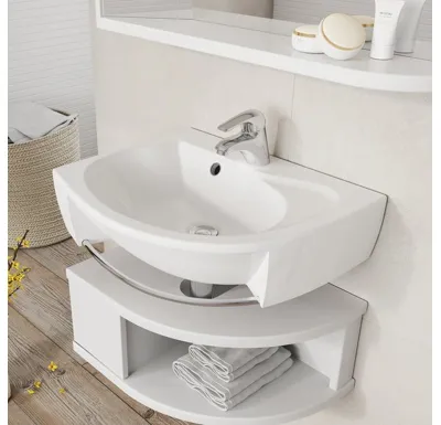 Ravak Umyvadlo Rosa L white s otvory