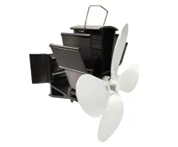 HS Flamingo Ventilátor na kouřovod FLAMINGO čtyřlopatkový magnetický, stříbrný