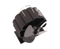 HS Flamingo Ventilátor na kamna FLAMINGO čtyřlopatkový MINI, černý (2)