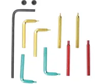 BGS Náhradní hroty pro kleště na rozpěrné kroužky s dvojitým kloubem, vhodné pro BGS 9836