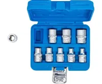 BGS Hlavice nástrčné pro E-profil 1/2", 9 dílů (4)