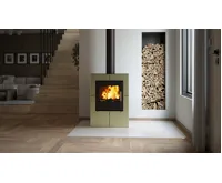 HS Flamingo Krbová kamna FLAMINGO ® EVENES olivová (10)