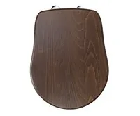 KERASAN RETRO WC sedátko, ořech/chrom (1)