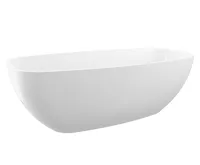 POLYSAN IPANEMA volně stojící vana litý mramor 168x72x49cm, bílá
