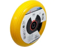BGS Kolo pro kolečko, PU, žluté, 400 mm (2)