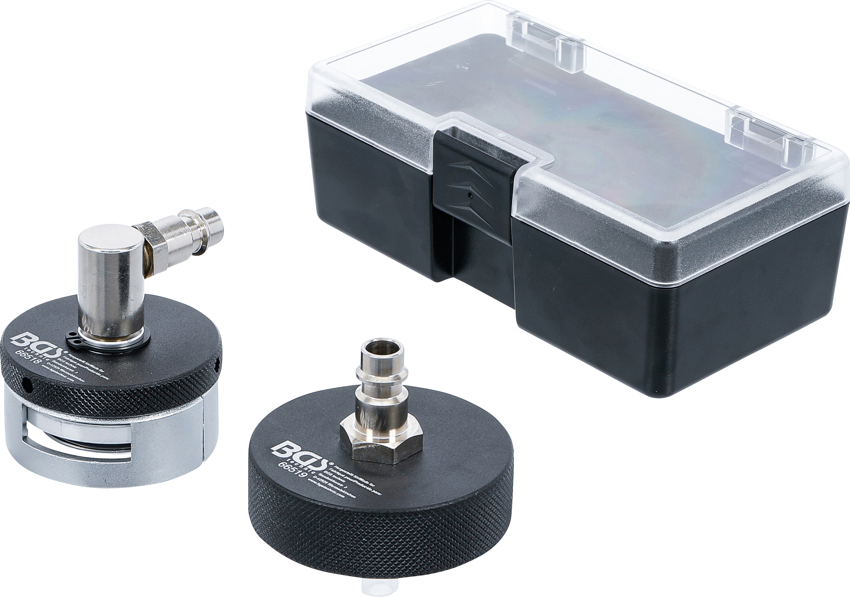 BGS Sada adaptérů pro pneumatický odvzdušňovací přípravek brzdového systému , pro modely Tesl