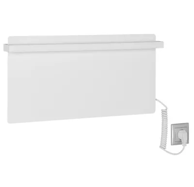 SAPHO ELMIS elektrický sušák ručníků 600x300 mm, 90 W, hliník, bílá mat