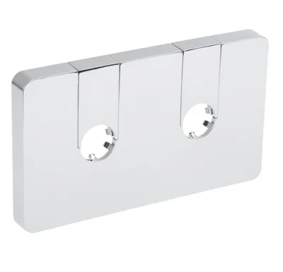 AQUALINE Q-START krycí rozeta pro středové připojení, chrom