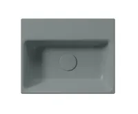 GSI NUBES keramické umývátko 40x32cm, bez otvoru, agave mat (4)