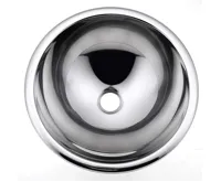 NOFER Zápustné umyvadlo nerezové, průměr 405 mm (3)