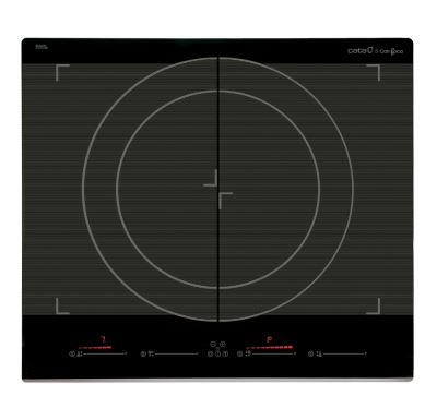 CATA Indukční deska GIGA 600 BK 60 cm 4 zóny gigazóna 40 cm