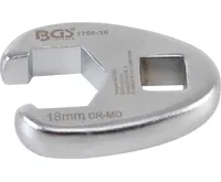 BGS Klíč otevřený plochý, 10 mm (3/8") drive, 18 mm BGS Klíč otevřený plochý, 10 mm (3/8") drive, 18 mm