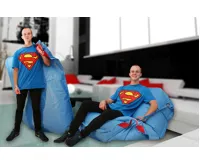 Sedací pytel 189x140 comfort s popruhy cyan (1)