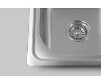 AQUALINE Nerezový vestavný dřez s odkapem 78x18x48cm (5)