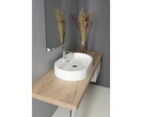 KERASAN RING keramické umyvadlo na desku 65x40cm, bílá (3)