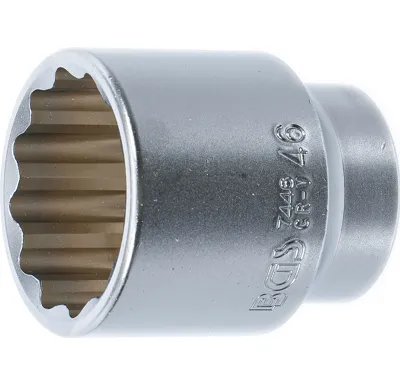 BGS Hlavice nástrčná 3/4" 46 mm, 12ti hranná