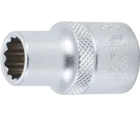 BGS Hlavice nástrčné 1/2", 12ti hranné, palcové, 10 dílů (2)