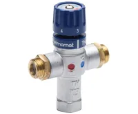 SAPHO Termostatický regulátor teploty vody, 1/2", 30-60 stupňů, zpětné klapky