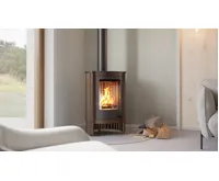 HS Flamingo Krbová kamna MASTERFLAMME ® Piccolo I, hnědá - sametová (13)