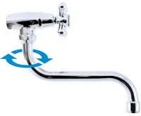 RAV Nástěnný kohoutek na studenou vodu, chrom, M192 RAV Nástěnný kohoutek na studenou vodu, chrom, M192