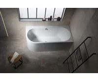 POLYSAN ASTRA R MONOLITH asymetrická vana 160x75x60cm, bílá (4)