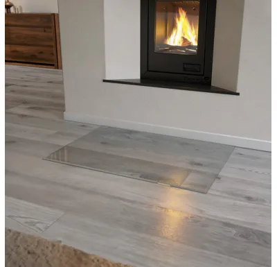 Sklo pod kamna - FLAMINGO Obdelník 700x1000 mm, fazeta / 6 mm