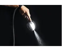 SAPHO Ruční masážní sprcha, 3 režimy sprchování + režim oplach, silikon trysky, průměr 120mm, ABS/chrom (8)